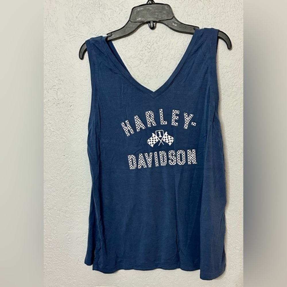 Harley Davidson women’s navy top